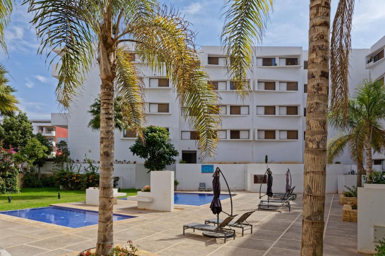 Luxury Apartment 100Sqm With Pool Near Beach Wifi Unlimited With Optical Fiber Agadir Eksteriør bilde