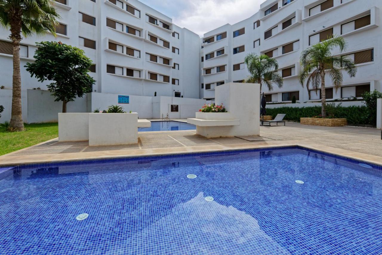 Luxury Apartment 100Sqm With Pool Near Beach Wifi Unlimited With Optical Fiber Agadir Eksteriør bilde